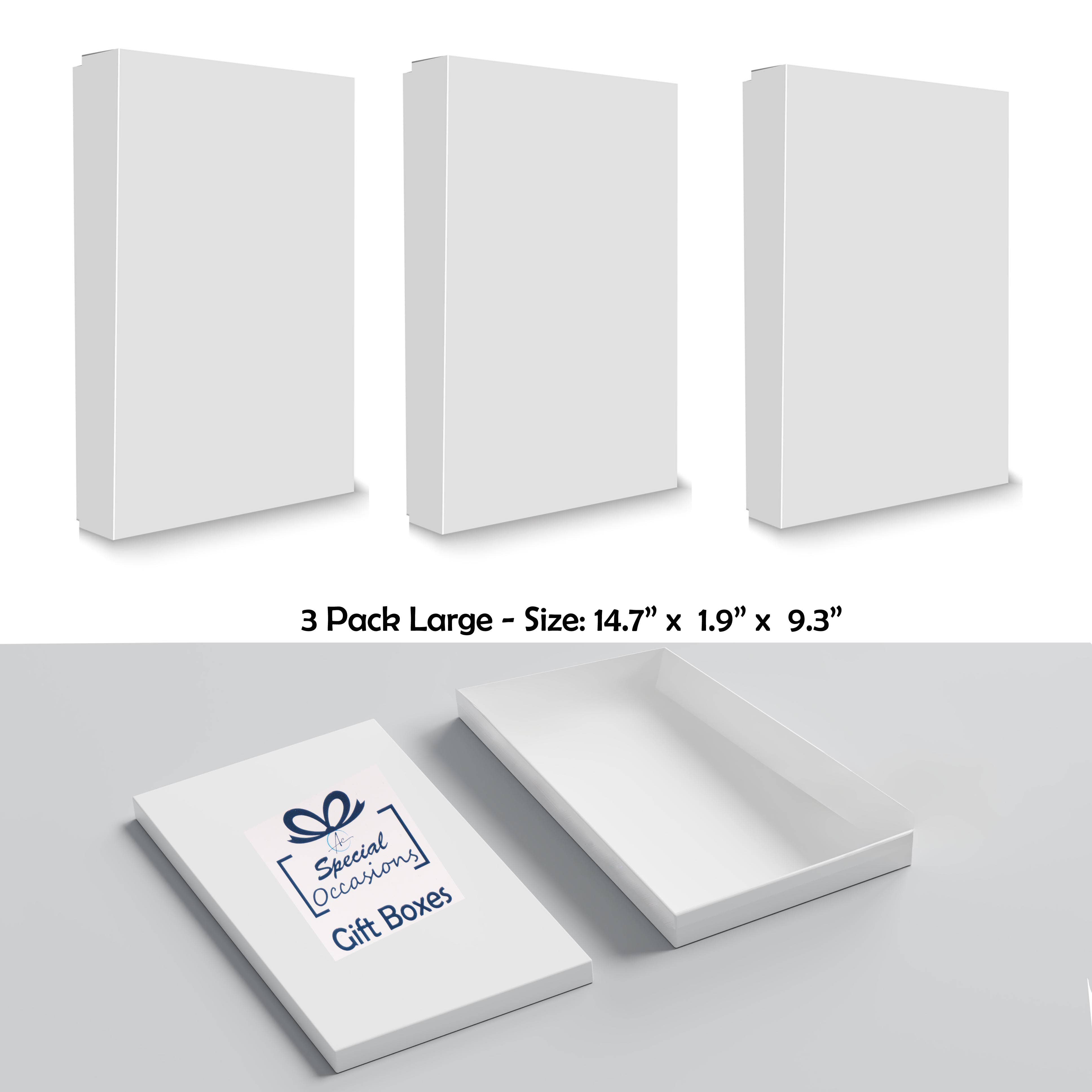 Angels Craft - Wholesale Geschenkdoosje - Witte Cadeaudoos Set – Medium, Large, X-Large & Jumbo1