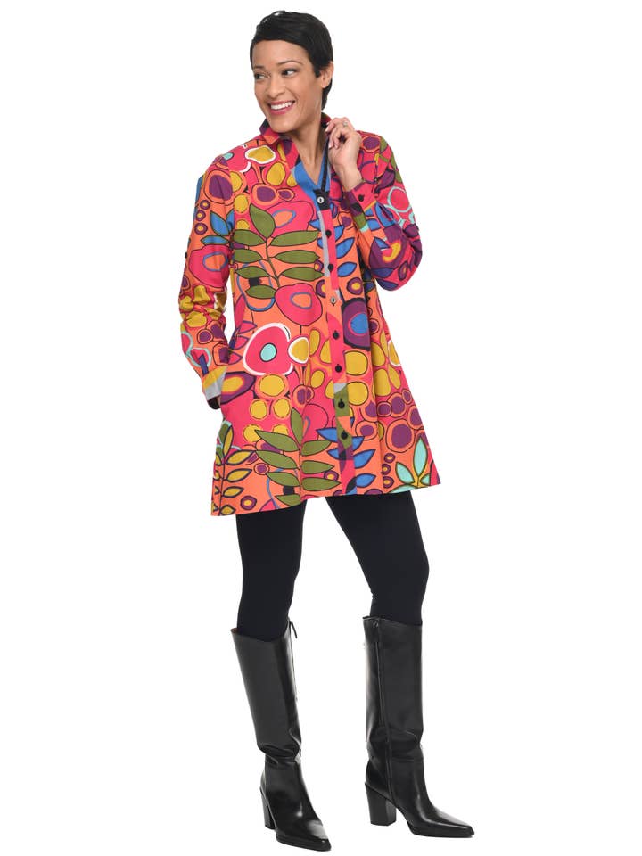 Tulip Clothing - Venta al por mayor Túnica - Mujer - Blusa Rachel CV1218 en Galápagos*4