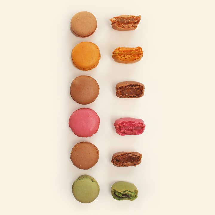 Overseas Food Trading - Wholesale Cookie - Festive Macarons – 5.09oz Box6