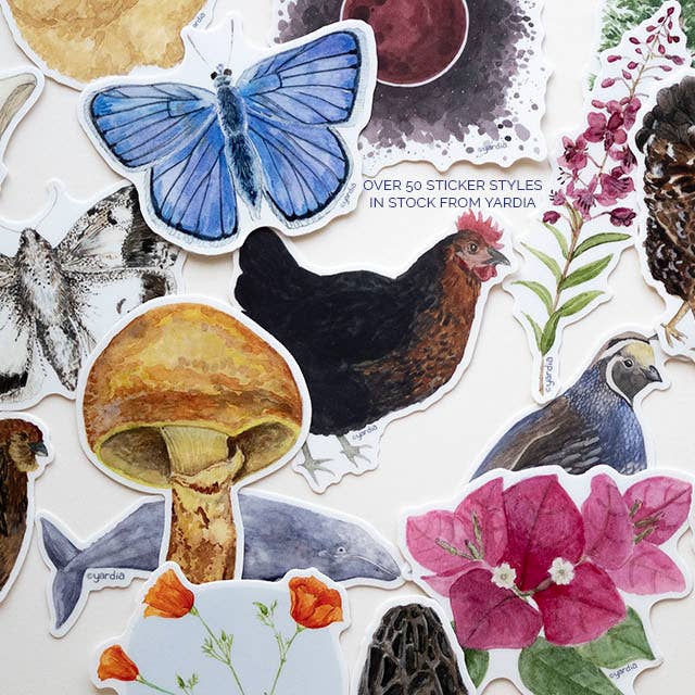 Yardia - Wholesale Sticker - Barred Rock Chicken Vinyl Sticker2