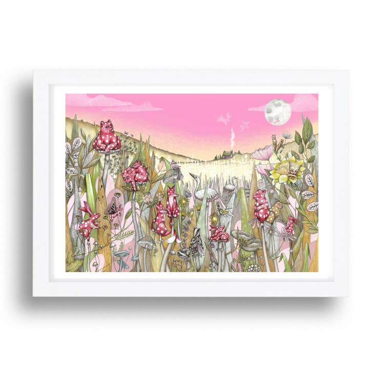 Estampado «Amanita Netsuke» para venta al por mayor de Miss Ella