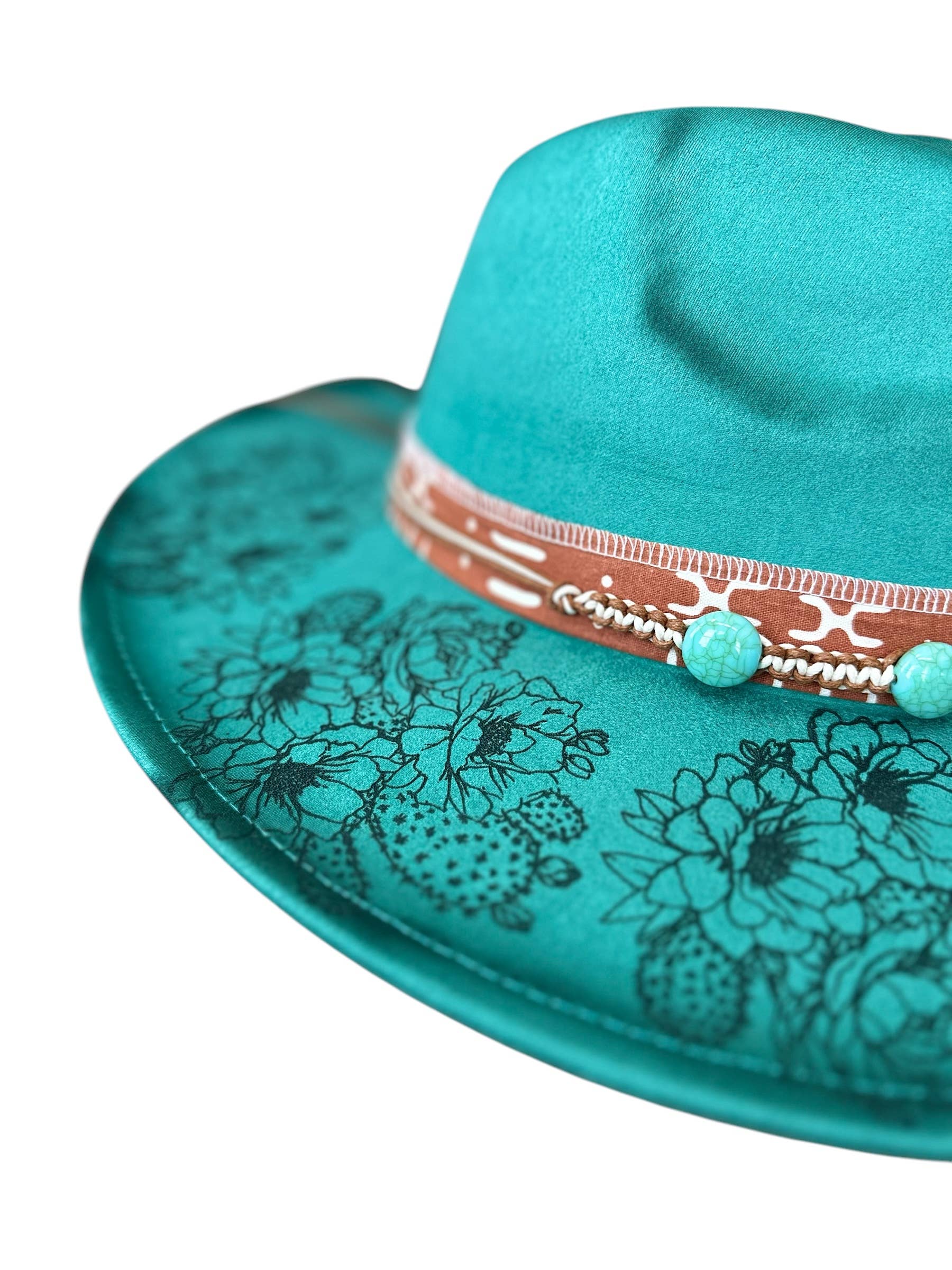 Wild Indigo – Großhandel Cowboyhut – Damen – Kaktusherz verbrannter Hut3