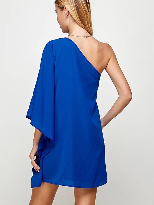 Twentyten - Wholesale Dress - Women's - One-Shoulder Spring Adventure Dress 5148IMD10