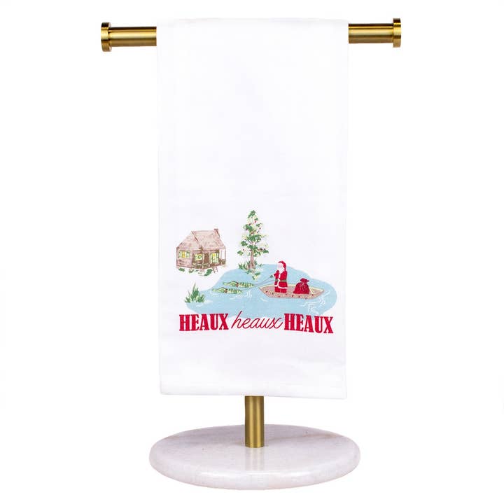 The Royal Standard - Wholesale Hand Towel - Papa Noel Hand Towel White/Multi 20x28