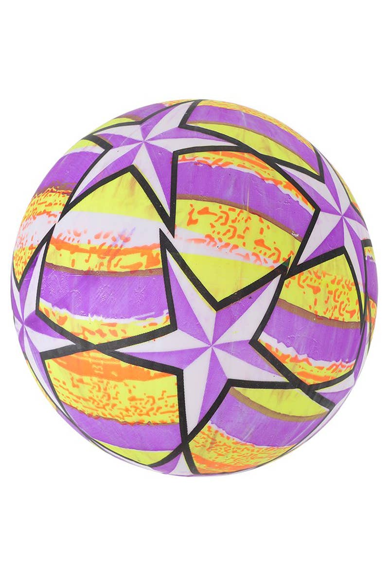 Cap Zone - Wholesale Sports Ball - Rainbow Galaxy 7 Inch Small Exercise Sports Ball - Deflated2