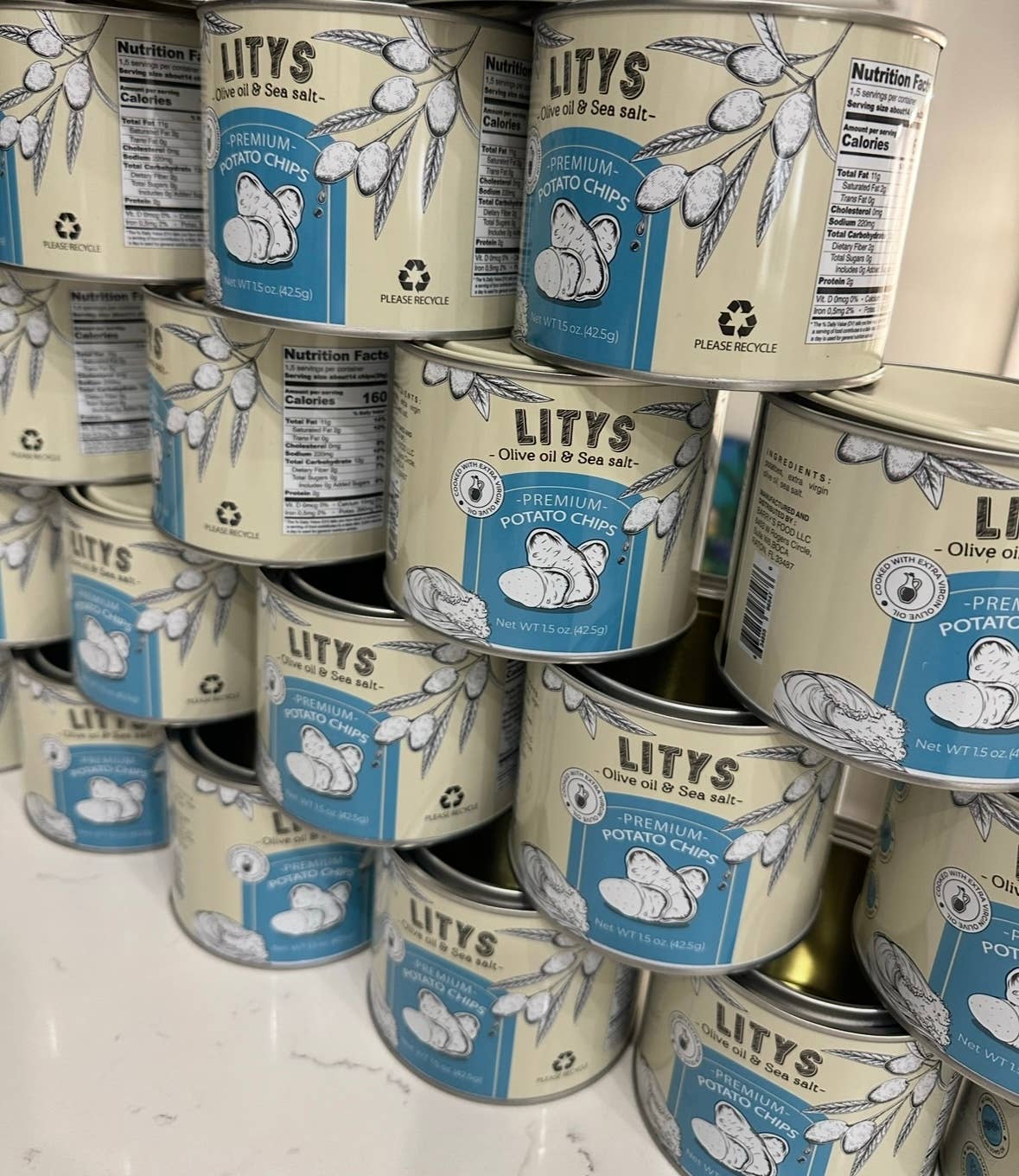 Litys Chips - Wholesale Chips - 1,5OZ Olive oil and Sea salt 2