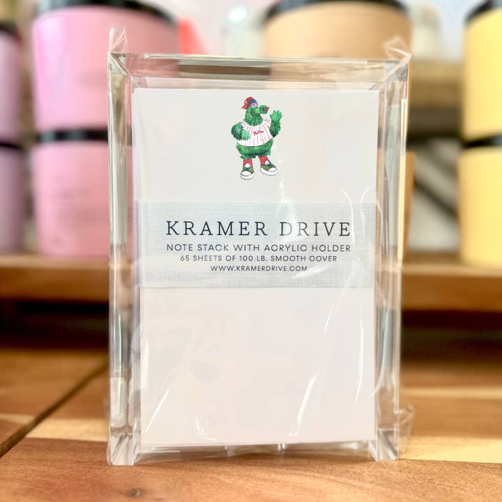 Philadelphia Phanatic Note Stack for wholesale by Kramer Drive