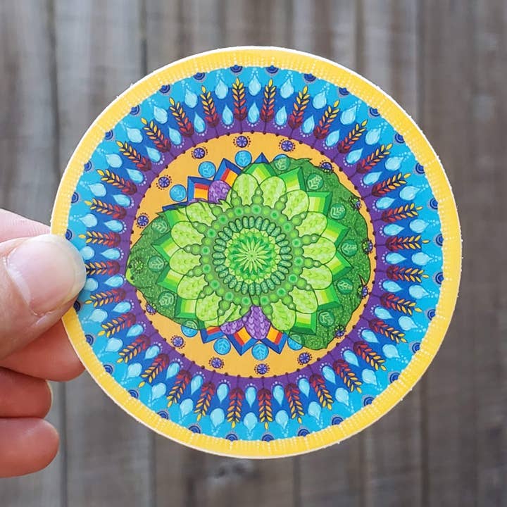 Øl Mandala klistermærke for engroshandel hos Stirling Studios