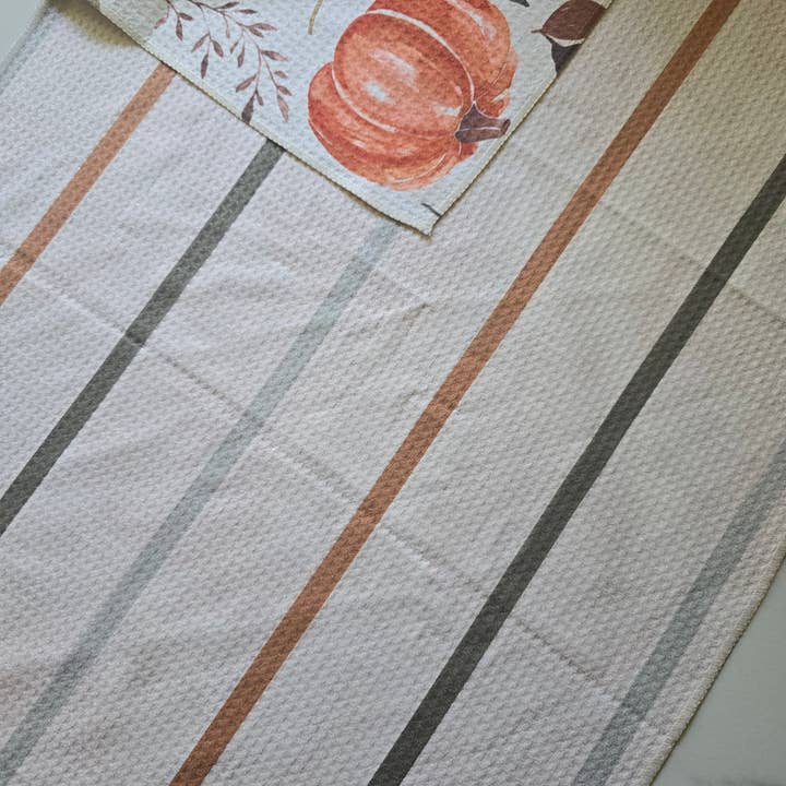 Berry Sweet Towels - Wholesale Tea Towel - Take me to the Pumpkin Patch Microfiber Hand Towel - 18x30"1