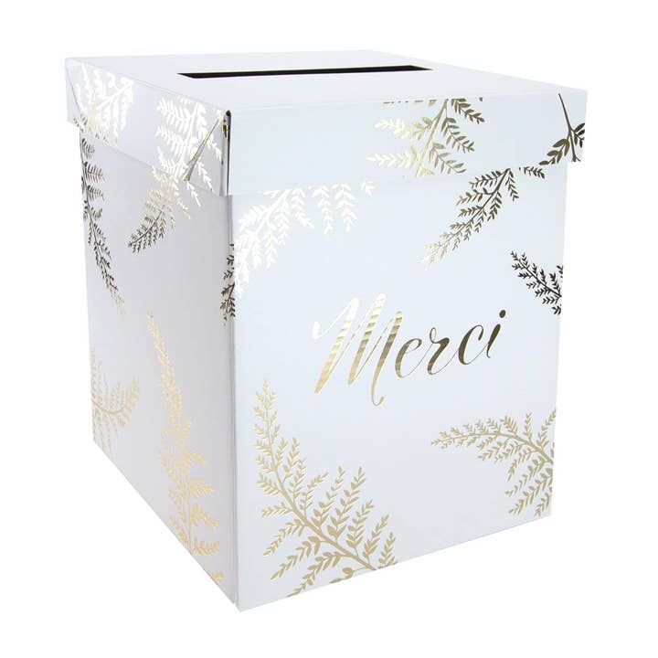 URN THANK YOU FERN WHITE for wholesale by Tim&Puce Factory