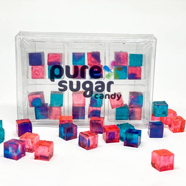Pure Sugar Candy - Vente Bonbons durs - Cotton Candy - Cubes de bonbons durs3