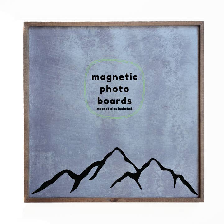 12x12 Magnetic Photo Frame - Mountains for wholesale by Driftless Studios