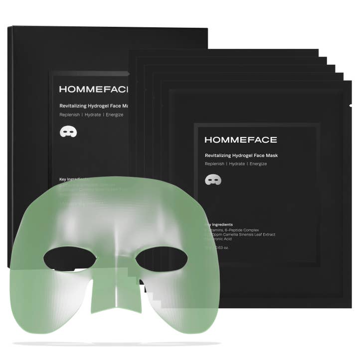 Revitalizing Hydrogel Face Mask Set, 5ct. for wholesale by HOMMEFACE