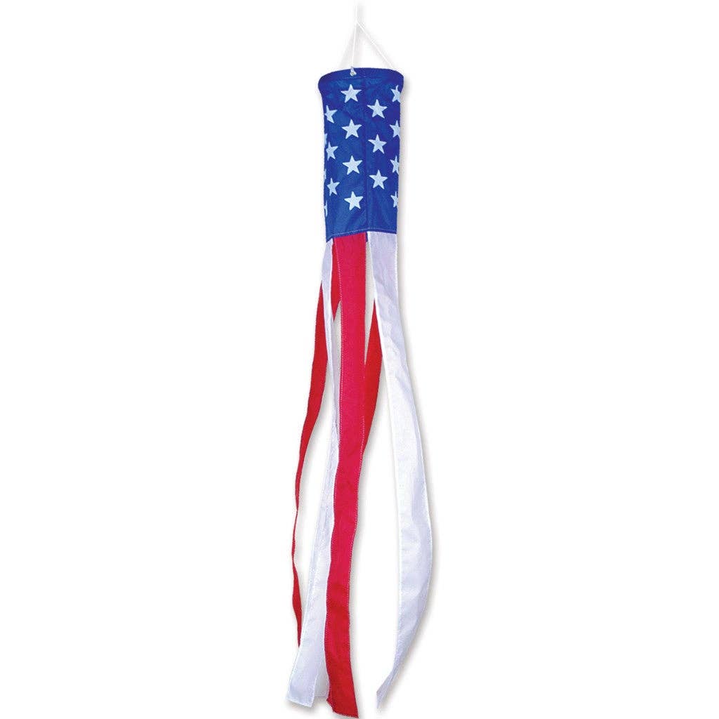 Premier Kites & Designs - Wholesale Wind Chime - Stars and Stripes Windsock - 18 in.0