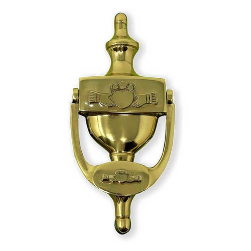 Aldaba de puerta Claddagh de latón para venta al por mayor de Dublin Gift Company