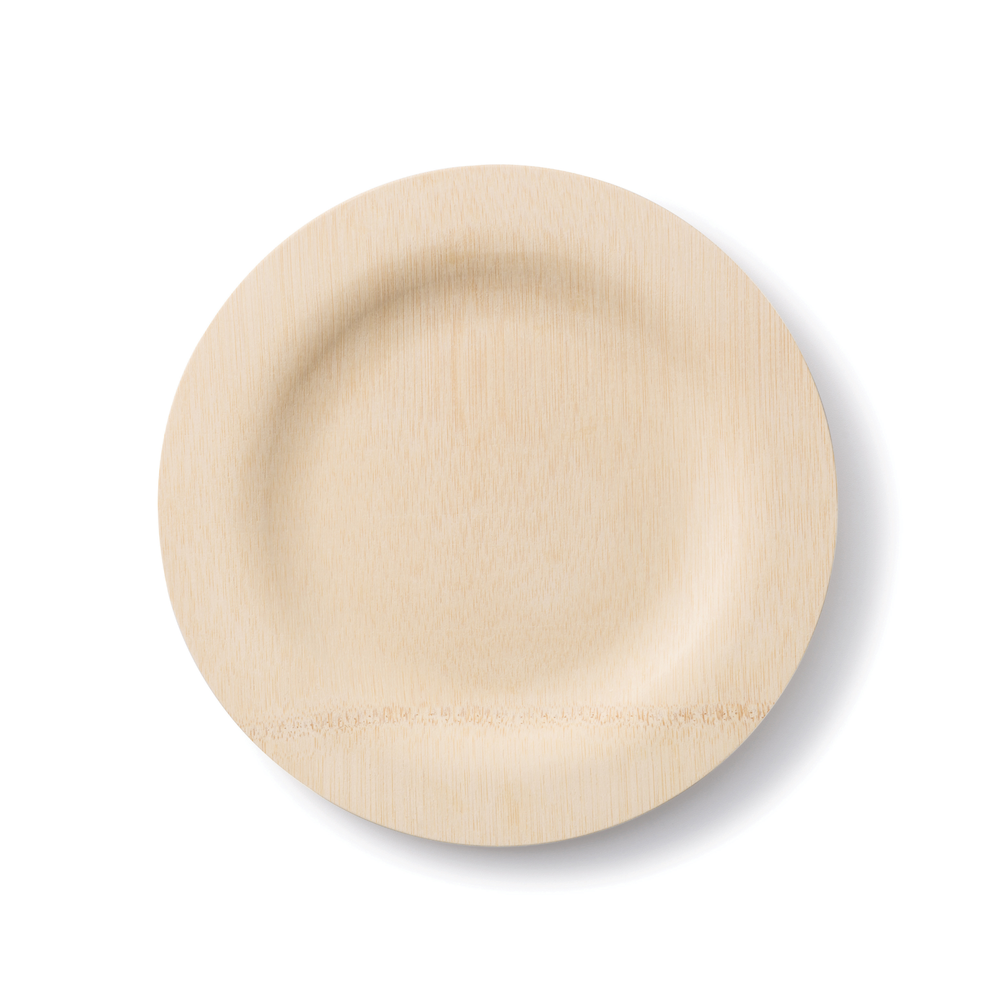 bambu® – wholesale Disposable plate – Disposable Bamboo Round Plates, Bulk Case of 1000