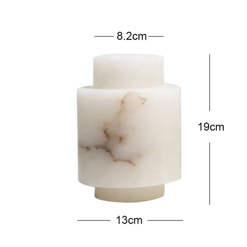 Kiyo Home – wholesale Vase – Scandinavian White Onyx Vases | Marble Vase | Nordic Decor15