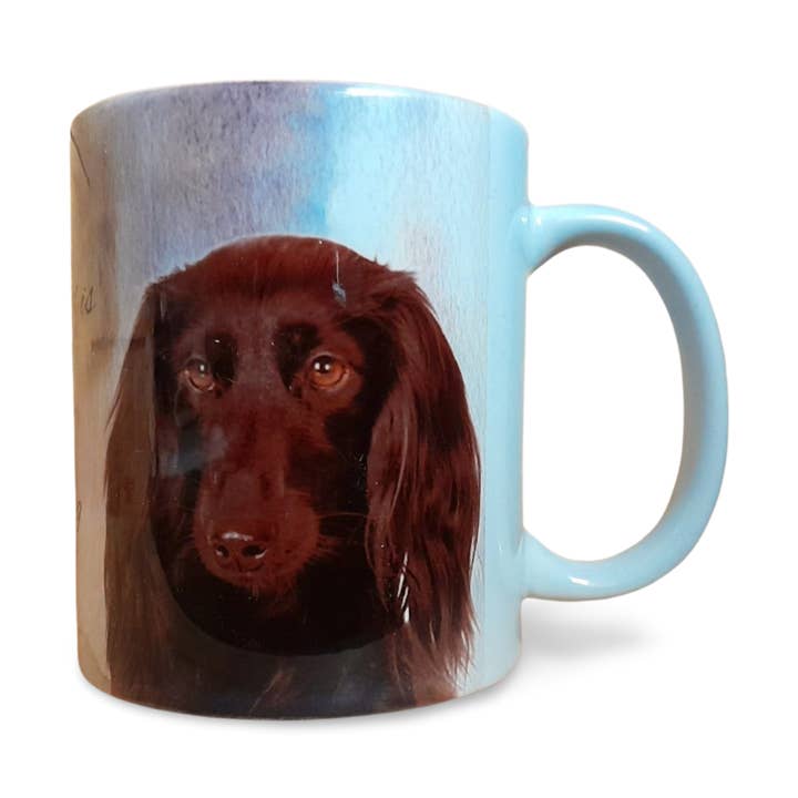 Long Haired Dachshund Dog Mug for wholesale by Rockways Designs