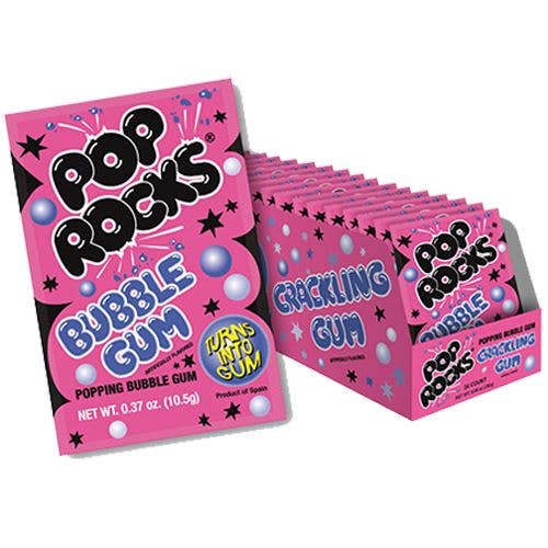 I Got Your Candy - Wholesale Chewing Gum - Pop Rocks Bubble Gum Popping Candy .33oz - 24ct2
