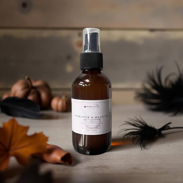 Hemlock & Hearth Room Spray for wholesale by Midwest Glow
