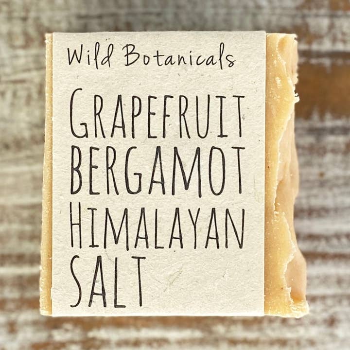 Grapefruit Bergamot Himalayan Salt Soap for wholesale by Wild Botanicals