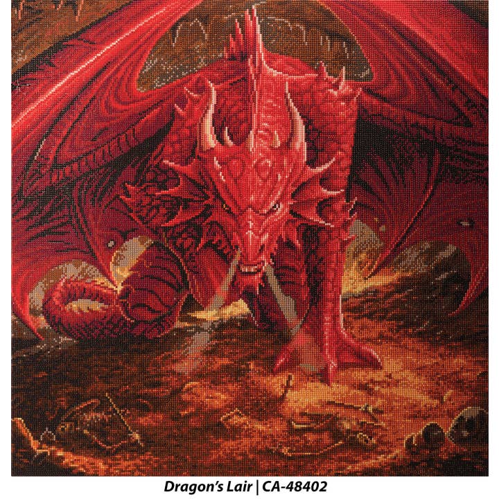 Outset Games and Cobble Hill Puzzles - Wholesale DIY Craft Kit - Crystal Art Mounted Kits XLG (27.5" x 27.5")2