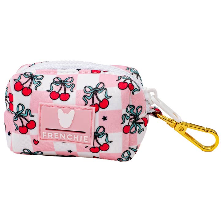 Frenchie Poo Bag Holder - Cherries Red for wholesale by Frenchie