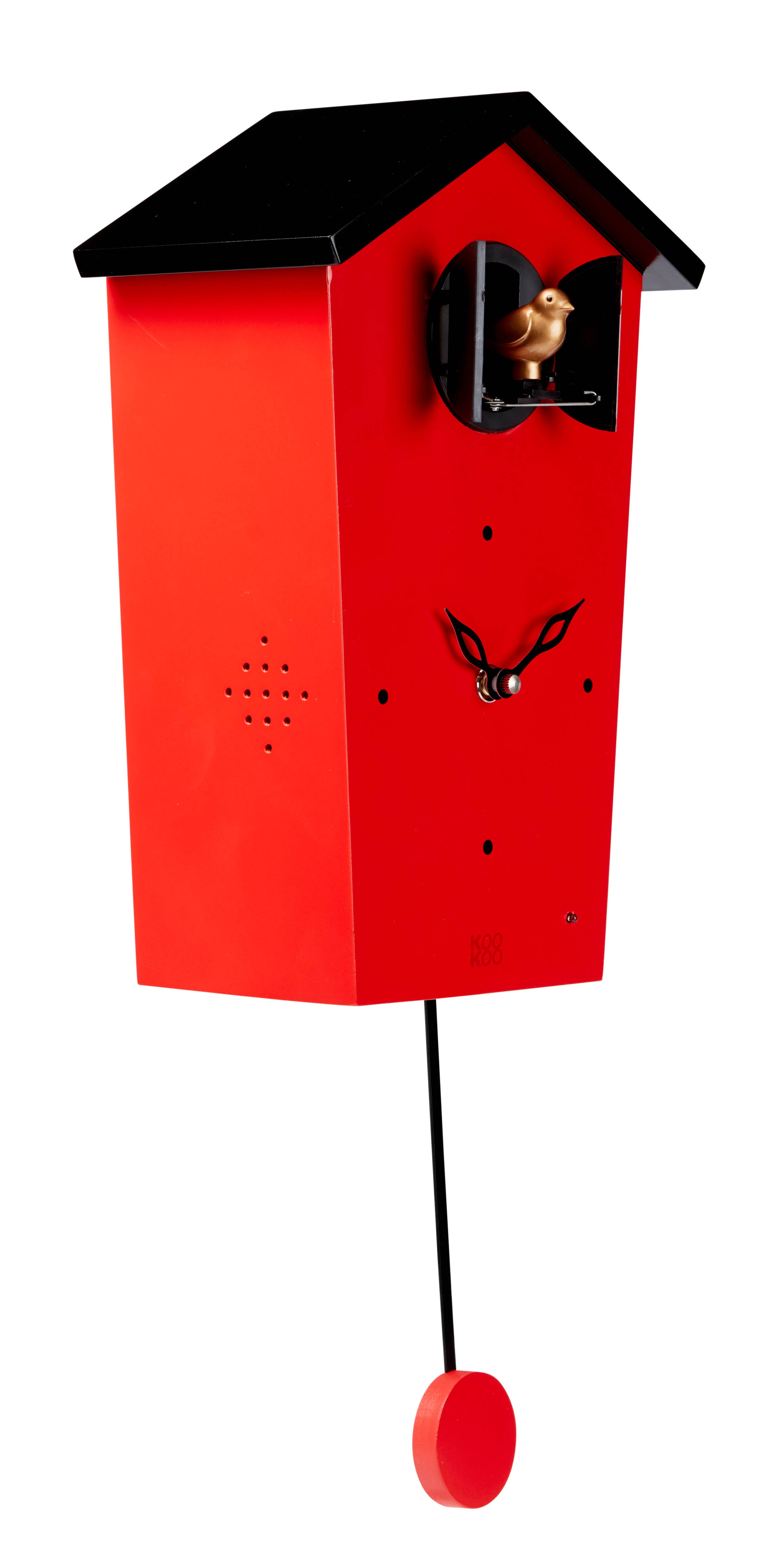 KooKoo GmbH - Wholesale Wall Clock - KOOKOO BirdHouse (black, white, blue, copper, teal, red)6