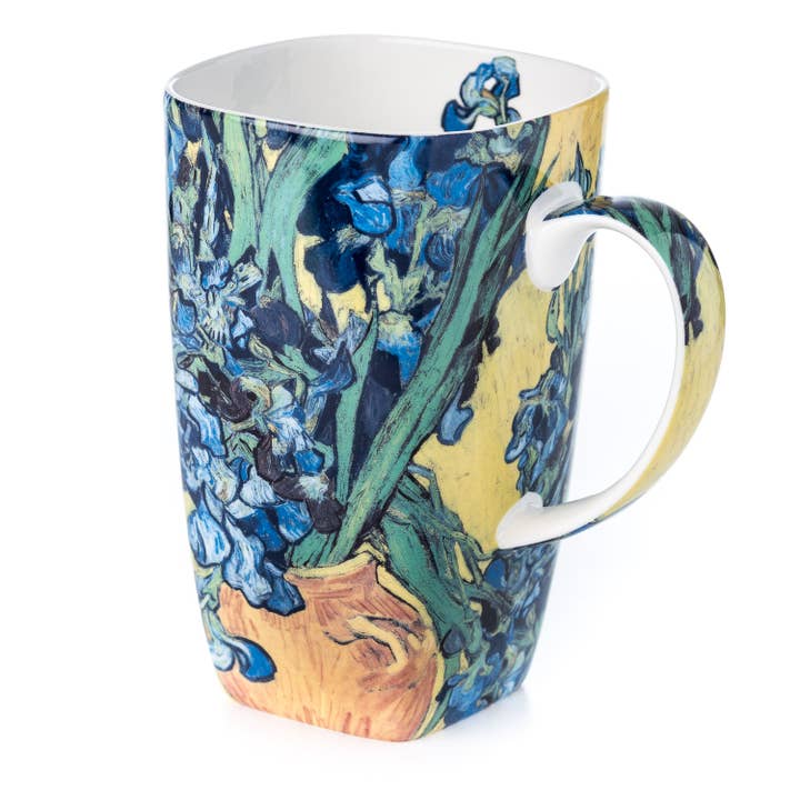 Van Gogh 'Irises' Grande Mug for wholesale by McIntosh Mugs