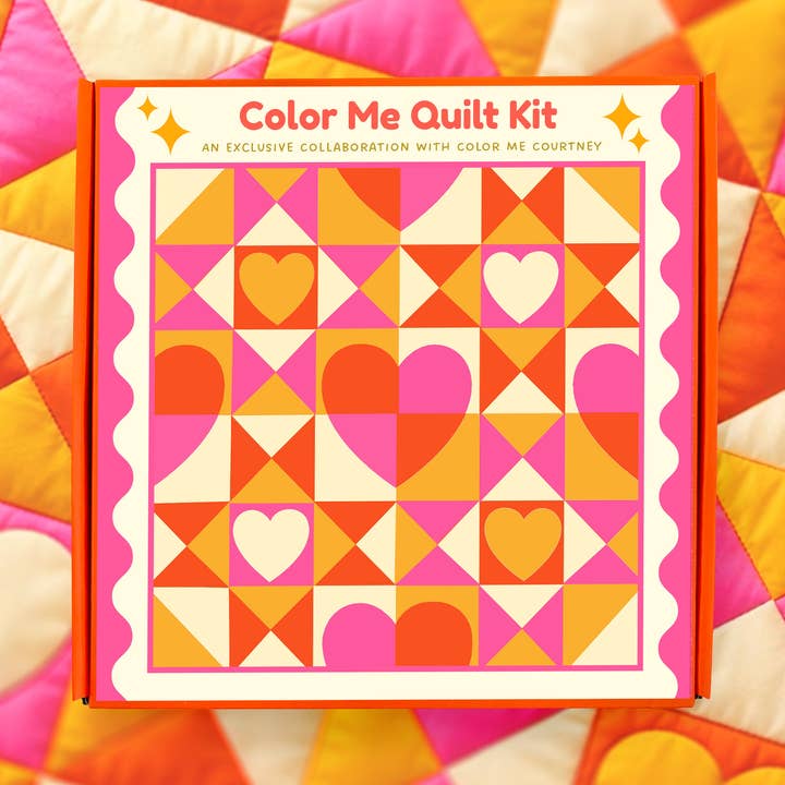 With Love by Kristy - Wholesale Craft Sewing Kit - The Color Me Quilt Kit