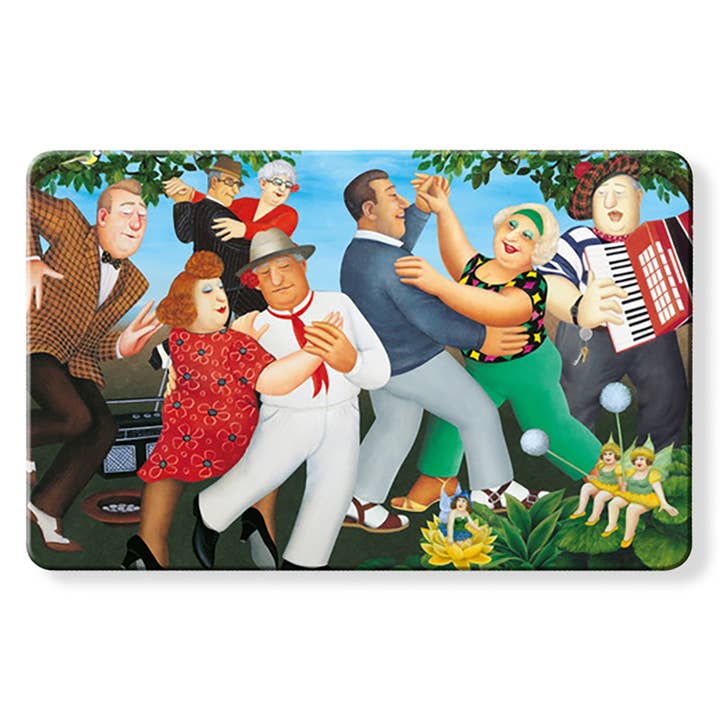 Beryl Cook - Dancing Collage as A Myne Card for wholesale by Myne Cards