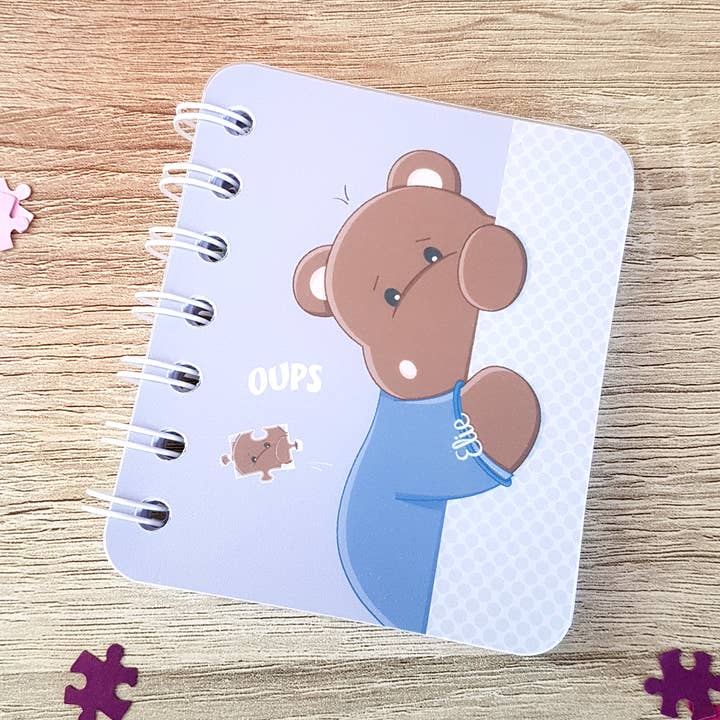 Mini Spiral Notebook - Elie - Superhero for wholesale by Hippopo sur le trône