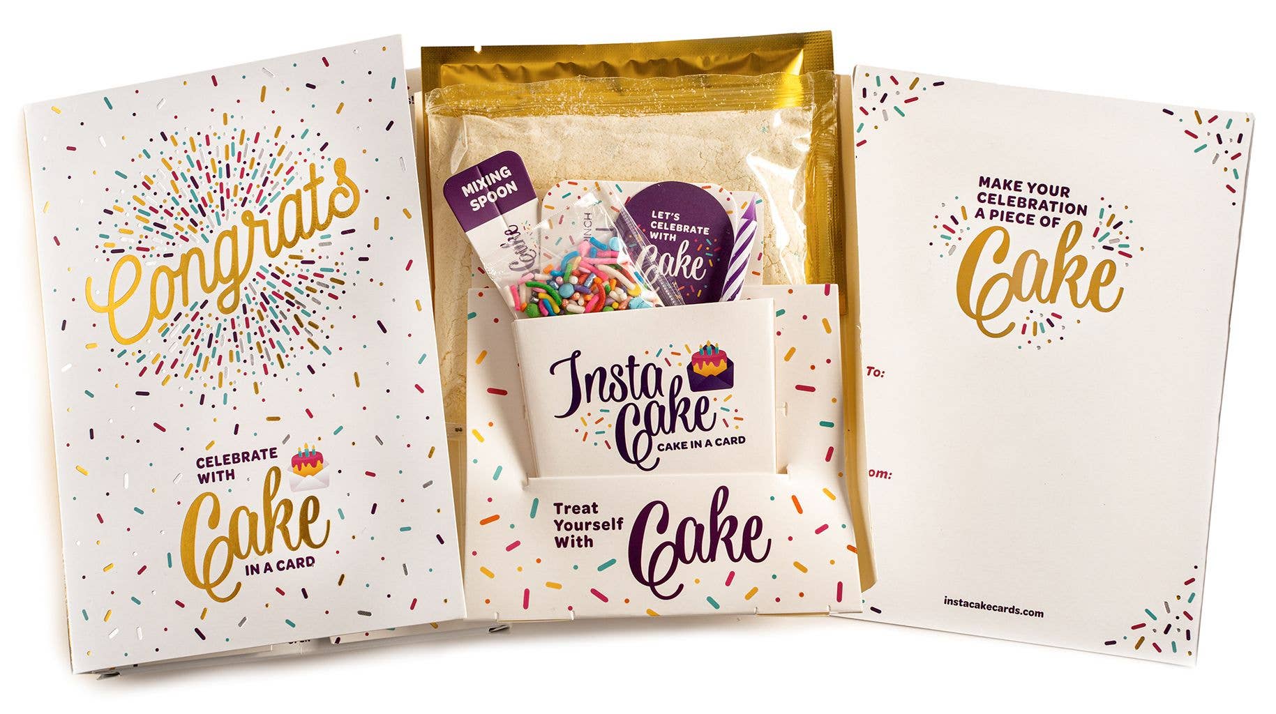 InstaCake Cards – Engroshandel Kagemix – Tillykkekort - Dobbelt chokolade1