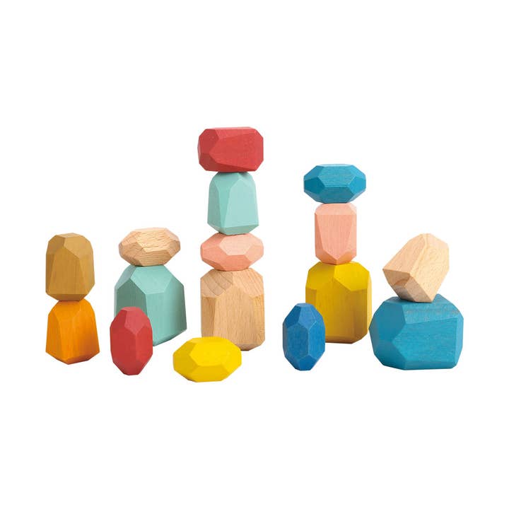 Piedras de madera para apilar para venta al por mayor de Great Sheep Inc