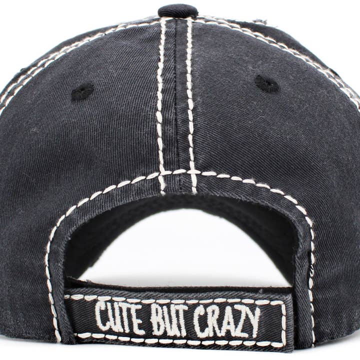 KBETHOS - Wholesale Hat Accessory - Women's - Cute But Crazy Vintage Ballcap