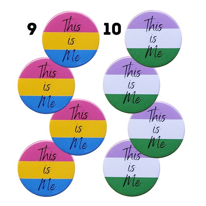 sent with Pride – wholesale Lapel pin/button – This is Me Badges Pride Pin Badges Lgbtq flag badges5