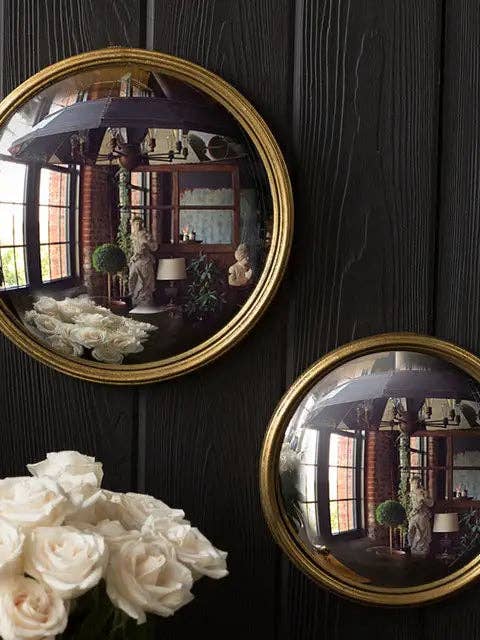 Bull Convex Mirror for wholesale by Vagabond Vintage