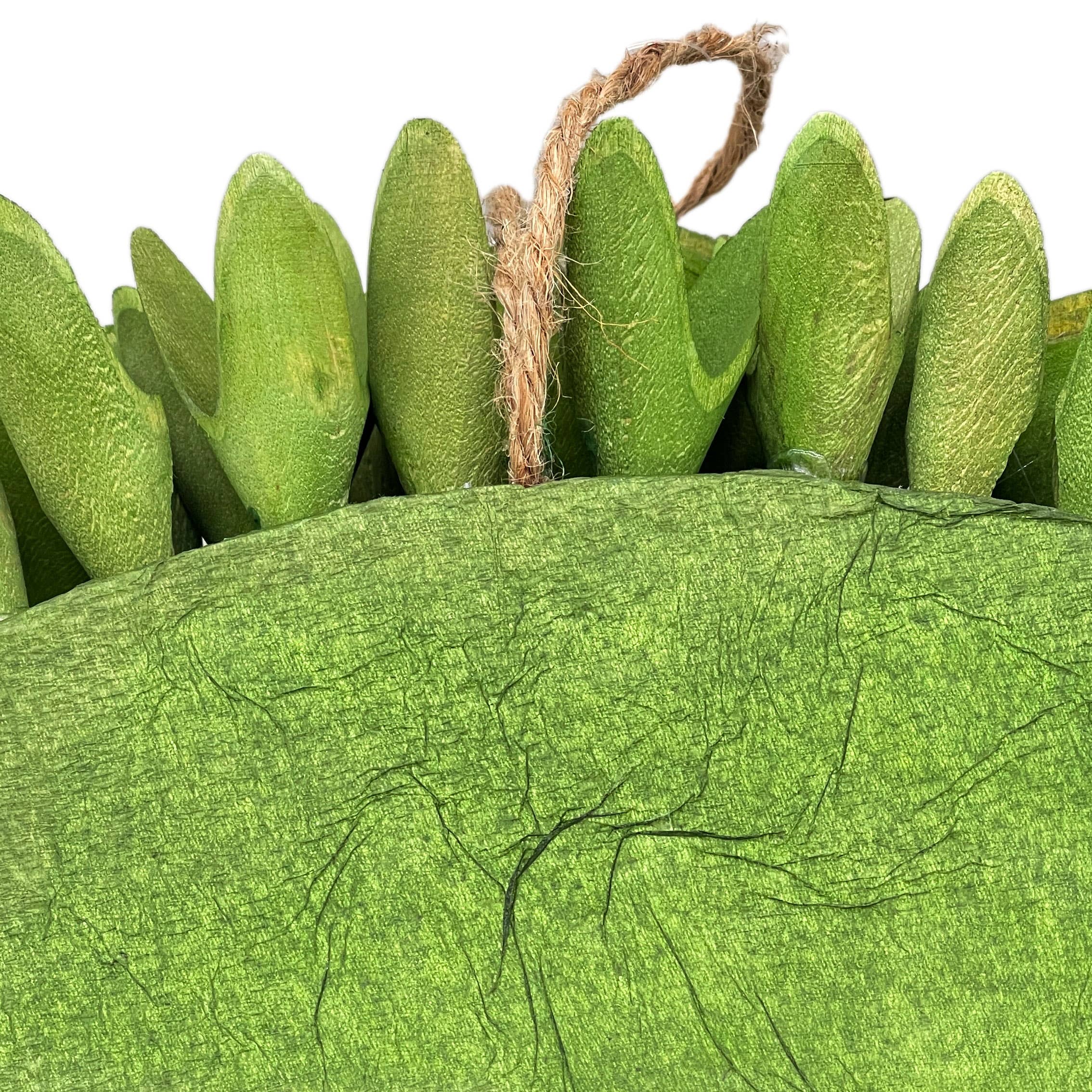 Galt International Company - Wholesale Wreath - 18" Round Woodchip Rose Wreath5