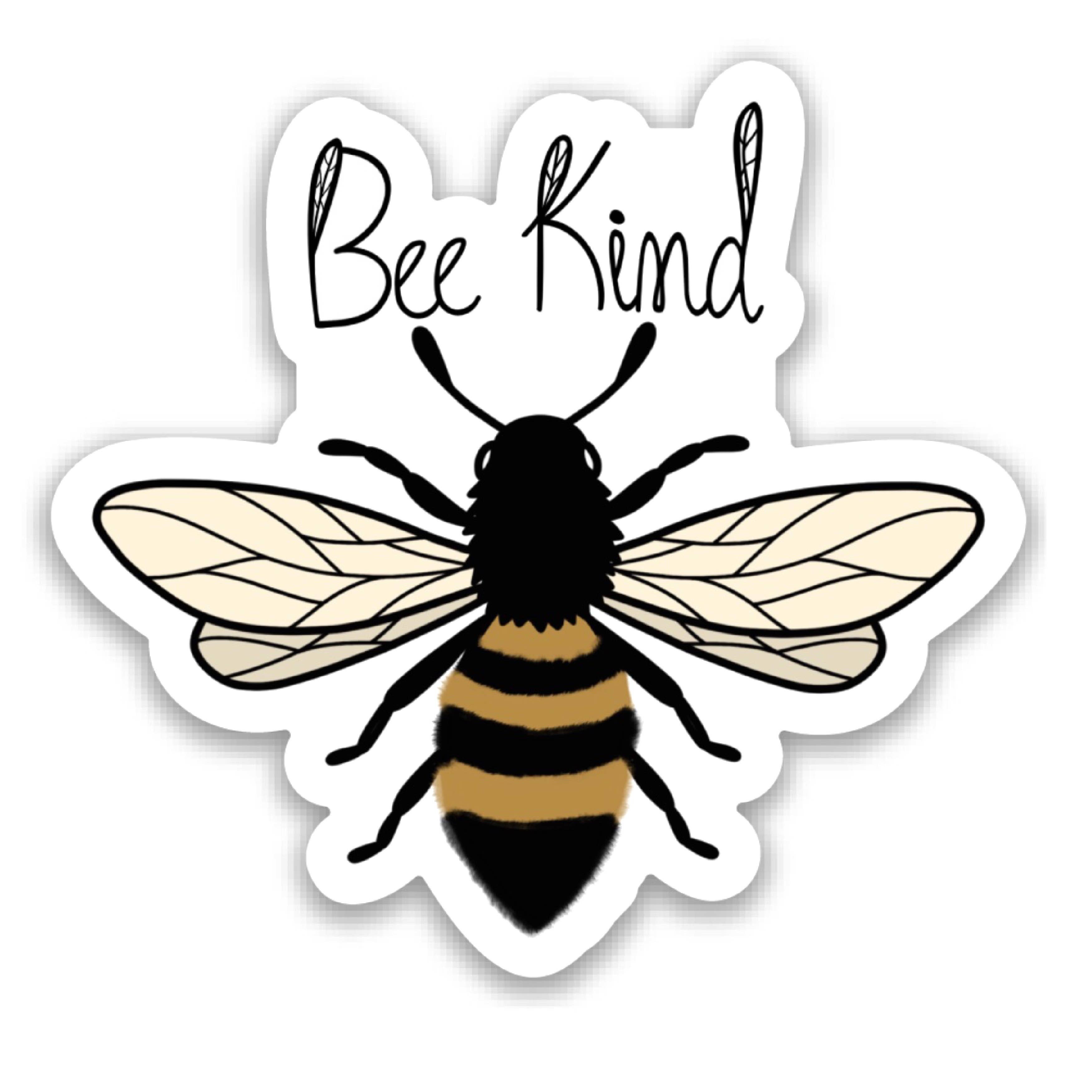 Songbird Artistry - Wholesale Sticker - Waterproof Vinyl Bee Kind Sticker1