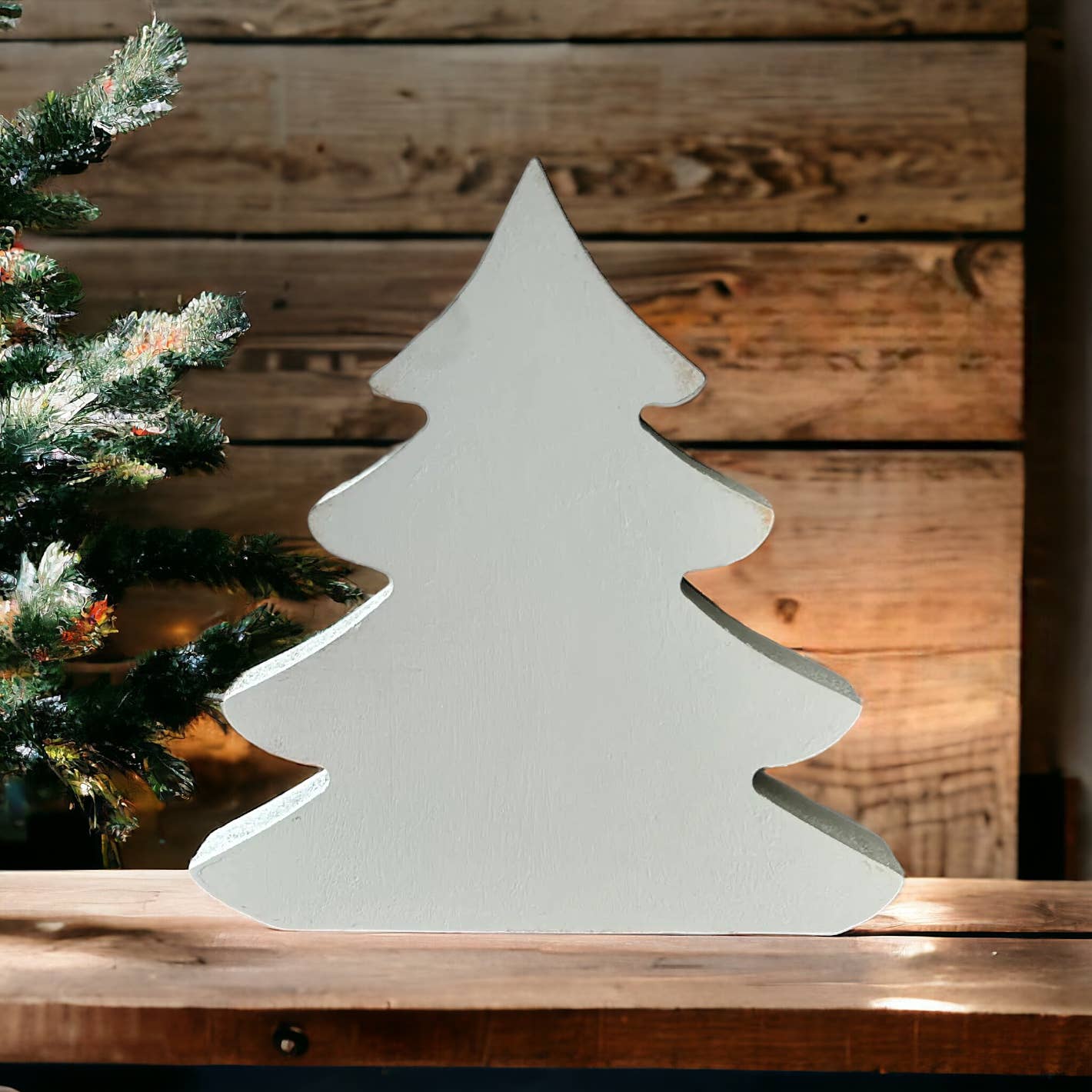 Inkwood Crafters - Wholesale Christmas Decoration - Primitive/Rustic Wood Christmas Tree - Original Style3