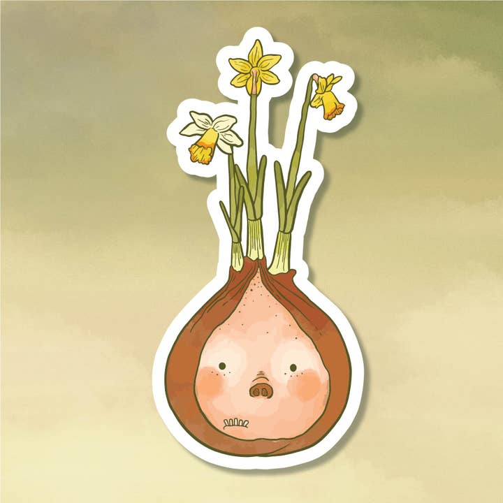 Daffodil Sticker for wholesale by Micael Nunez