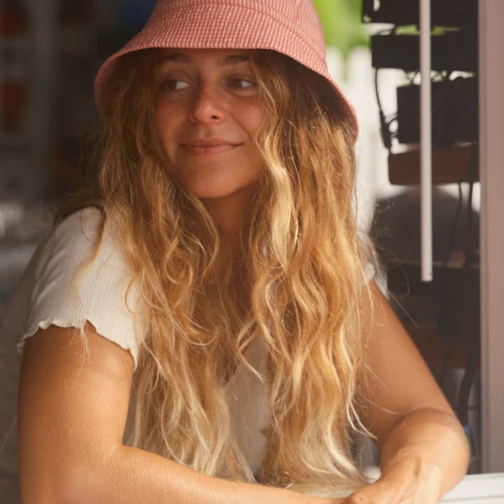 Candy Stripe Cupola Bucket Hat for wholesale on Faire3