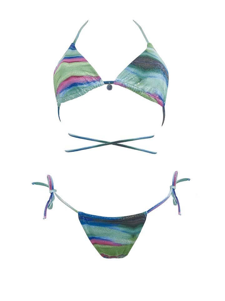 Iriserende Bikini Grøn for engroshandel hos Sharay