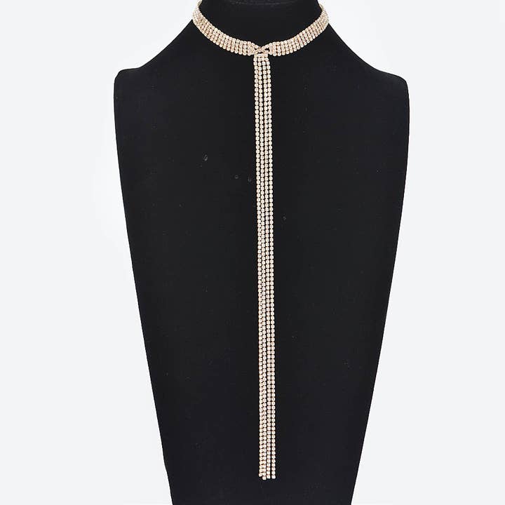 Rhinestone Necklace for wholesale by 3AM BY H&D ACCESSORIES