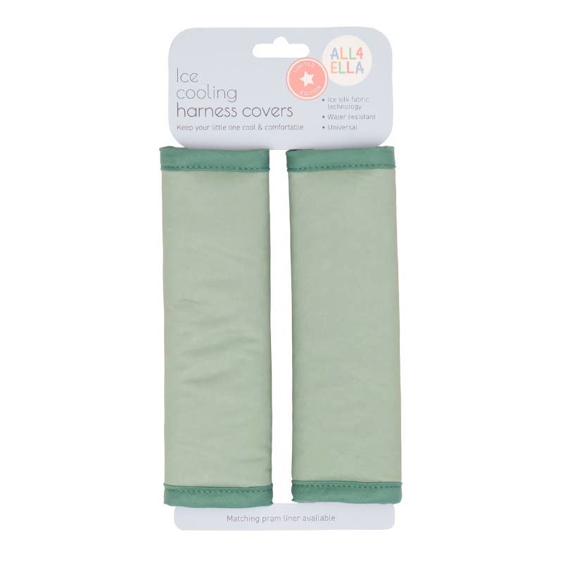 All4Ella – wholesale Pram cover/accessory – Ice Cooling Harness Covers - Sage0