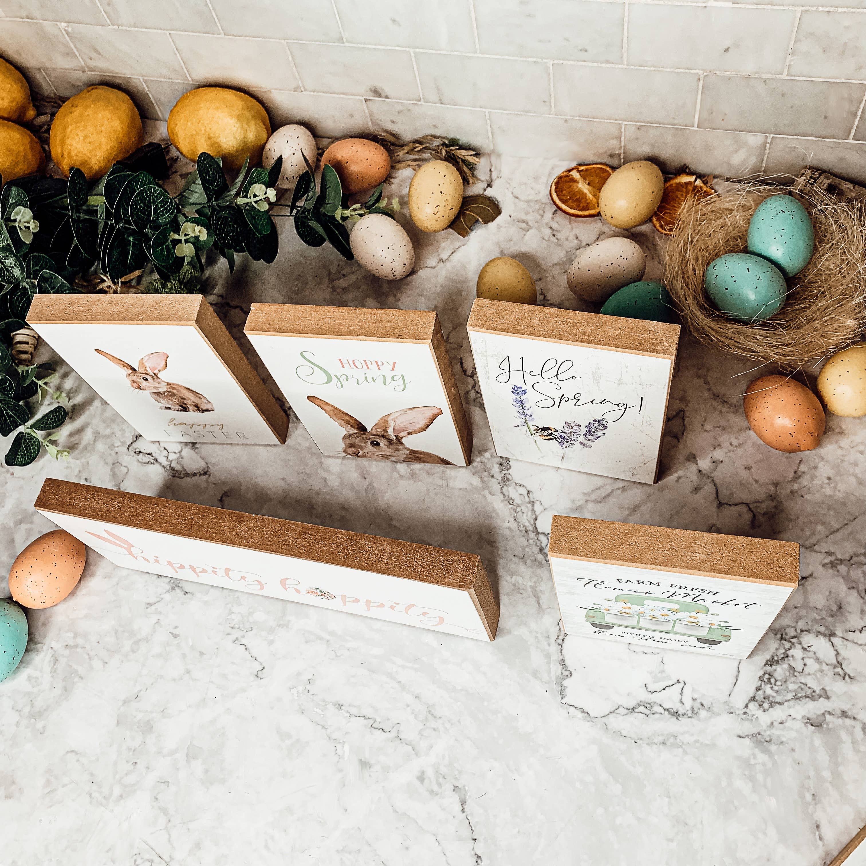 Gia Roma - Wholesale Sign - Easter Home Decor Signs Wooden, Easter Bunny Home Decor1