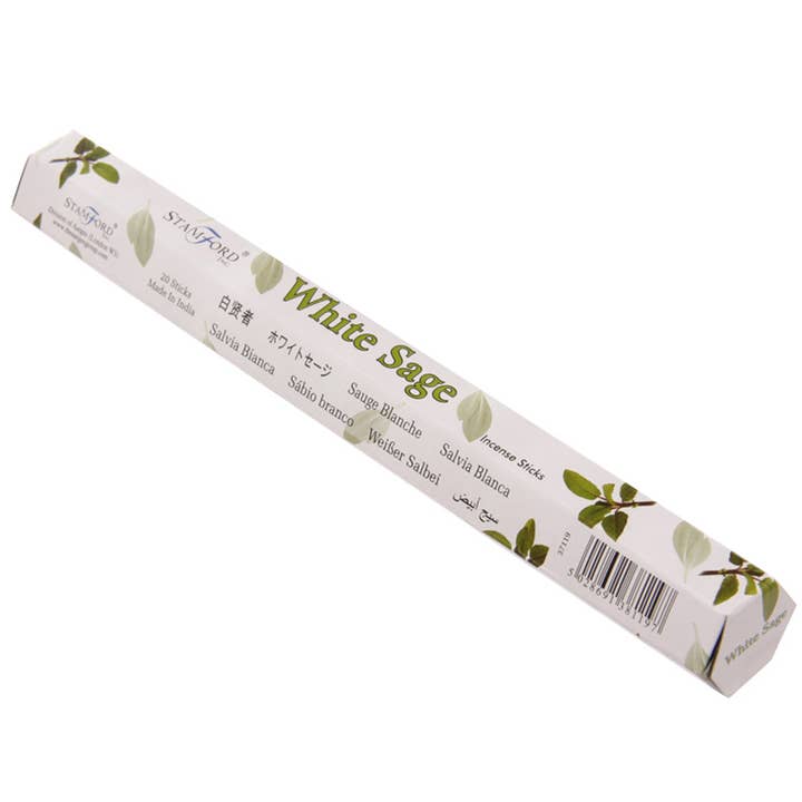 Puckator Ltd - Wholesale Incense - 37119 Stamford Premium Hex Incense Sticks - White Sage1