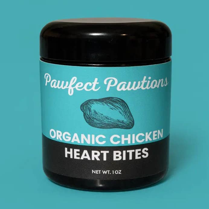 Chicken Heart (1 oz jar) for wholesale by Pawfect Pawtions