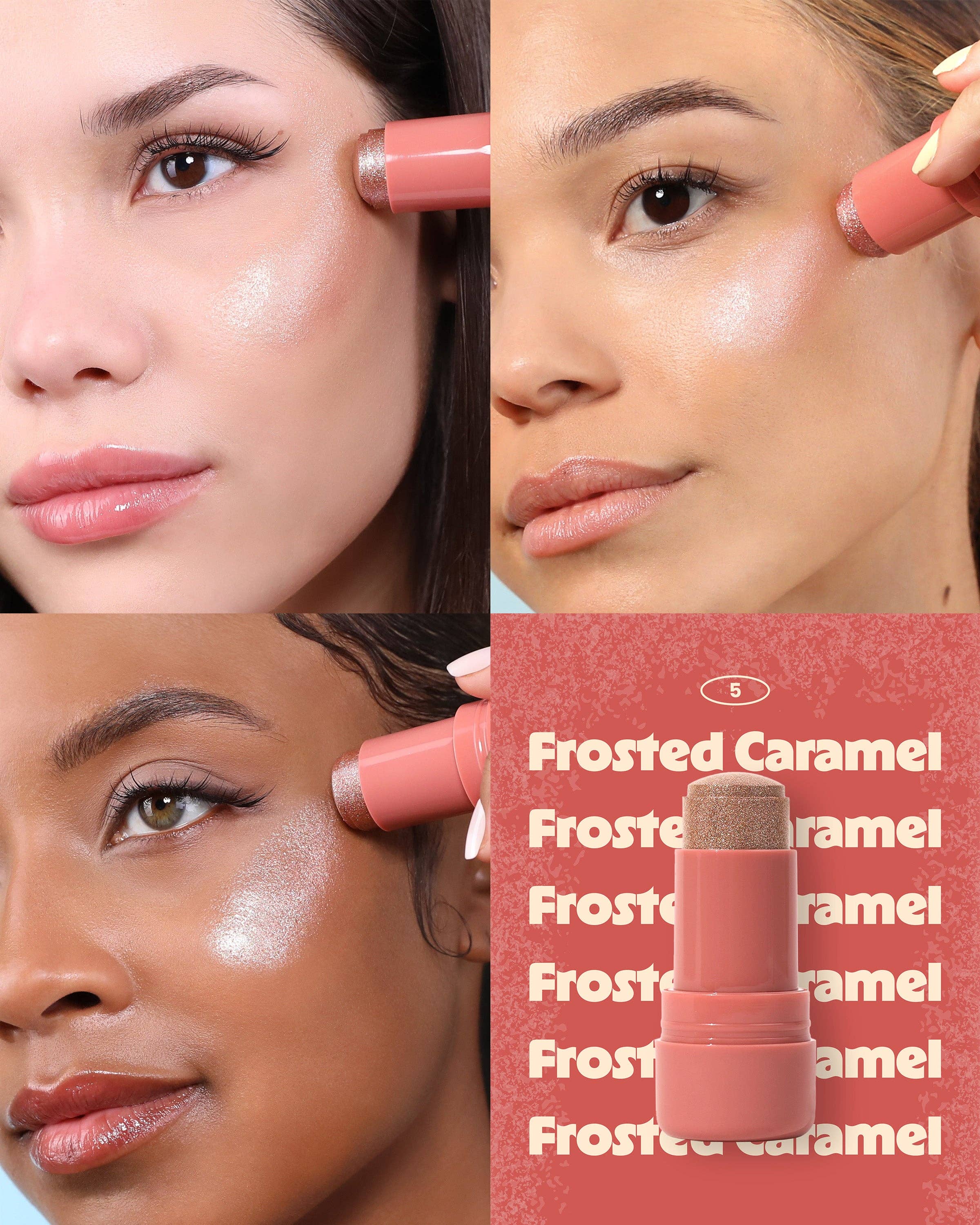 Moira Cosmetics - Wholesale Body Glitter/Shimmer - Icy Glow Jelly Stick (005, Frosted Caramel)1