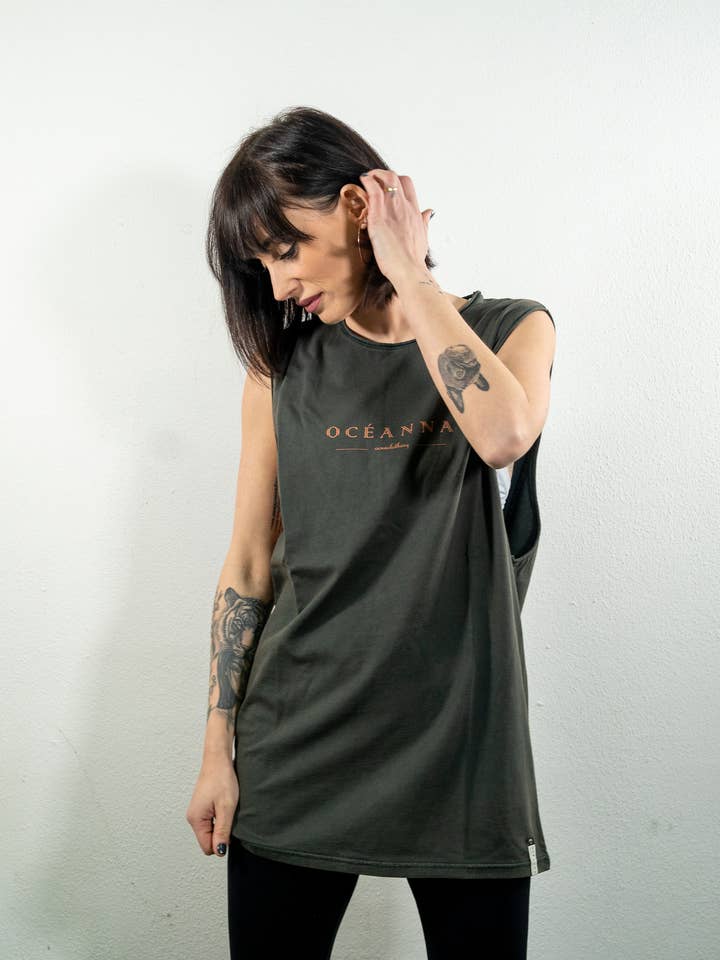 Sort Tirantes T-shirt for engroshandel hos Oce Clothing